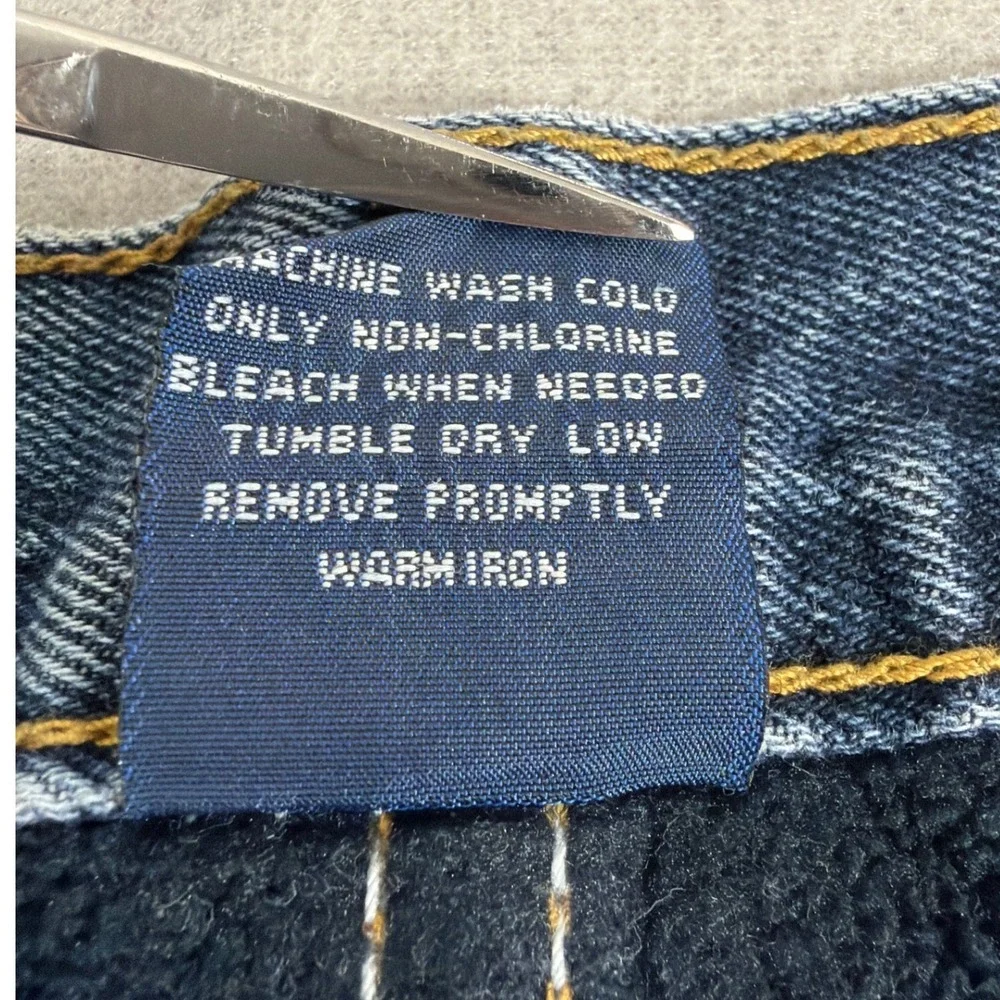 Fleece Lined Straight Leg Denim Jeans Mens‎ 38x36 Blue Medium Wash Work Pants